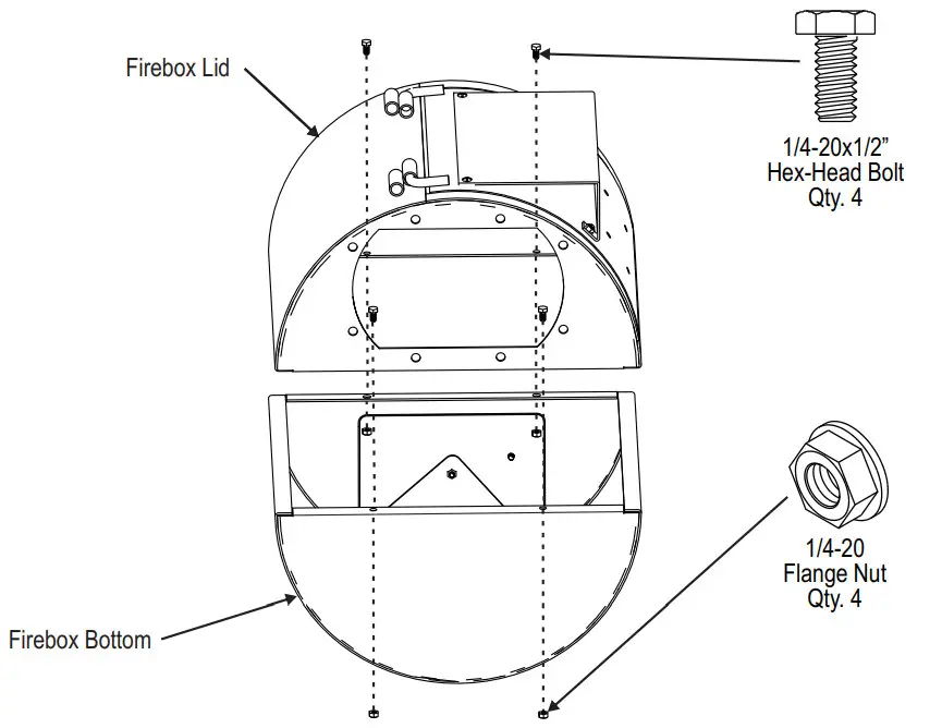 JOE S Highland Smoker - Connect firebox