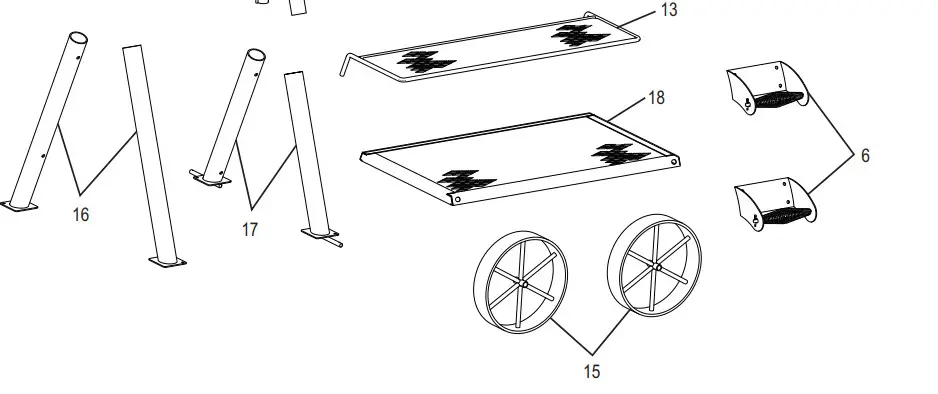 JOE S Highland Smoker - PARTS DIAGRAM2