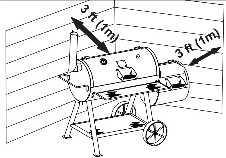 JOE S Highland Smoker - Use grill at least