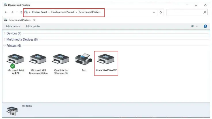 VEVOR Y468 Label Printer - FIG 17