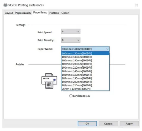 VEVOR Y468 Label Printer - FIG 19