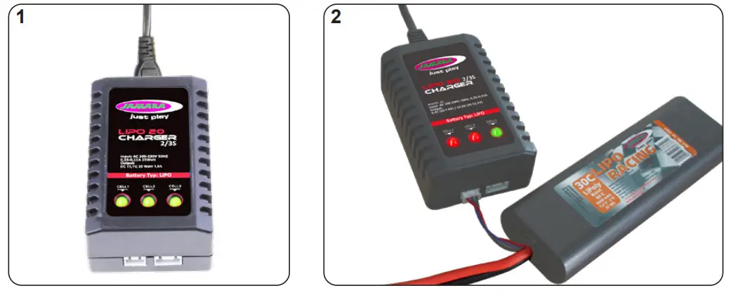 JAMARA 413117 Battery Packs Charger - connector 2