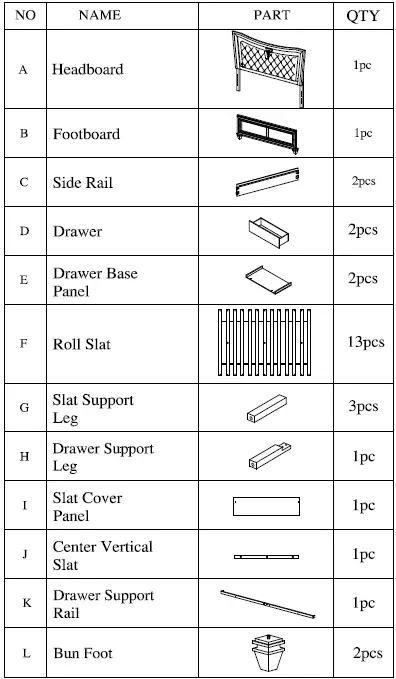 Best-Quality-Furniture-VEN-EK4N-Venetian-5-Piece-Champagne-Eastern-King-Bedroom Set-FIG-12