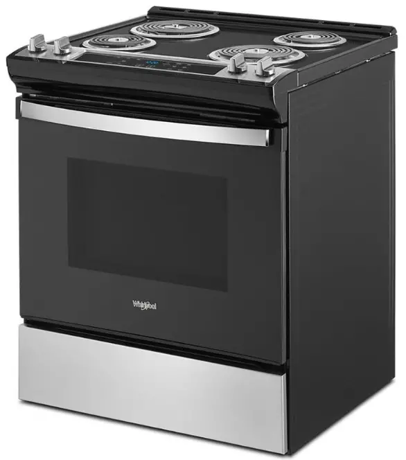 Whirlpool WEC310S0LS Front Control Freestanding Electric Range