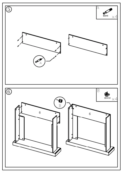 MPC Innovative Turquoise Blue Fireplace Frame - Fig 3