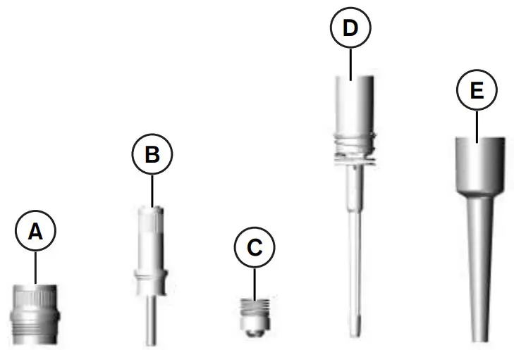 BrandTech single channel pipette spare parts - Transferpette
