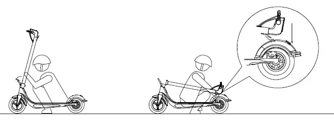 E-scooter W-TEC Dalfin -TRANSPORT