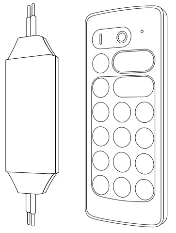 Rayrun TT40 Smart and Remote Control RGB+W LED Controller-FIG1
