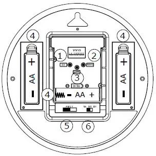 LA CROSSE TECHNOLOGY WT-3161WHx1 16 Inch Inch Atomic Wall Clock-1
