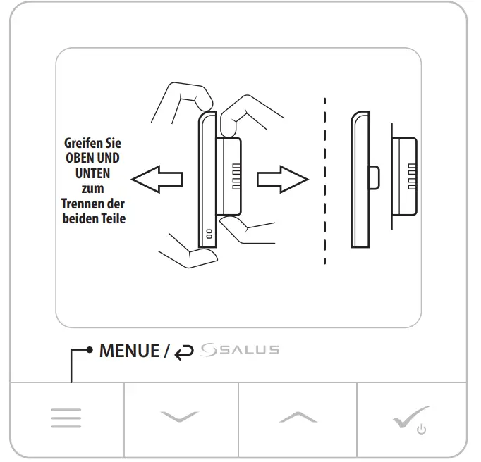 SALUS WQ610RF Wireless Slim Programmable Thermostat fig 24