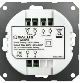SALUS WQ610RF Wireless Slim Programmable Thermostat fig 3