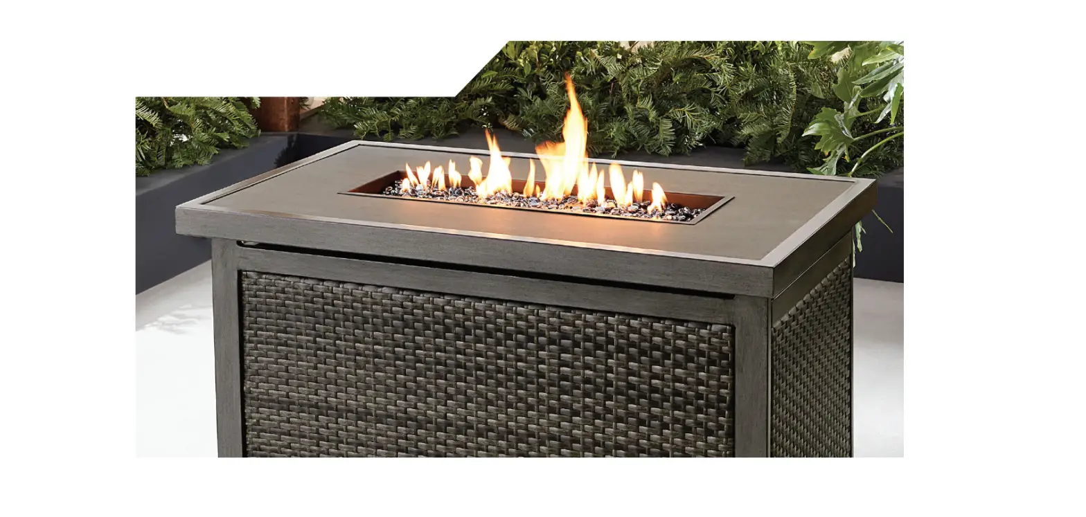 Hanover W 30000-btu Brown Tabletop Aluminum Natural Gas Fire Pit User Guide Hanover W 30000-btu Brown Tabletop Aluminum Natural Gas Fire Pit User Guide