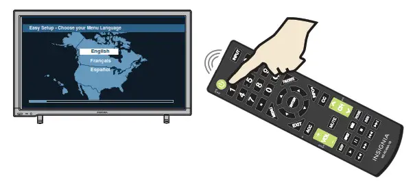 Follow the on-screen instructions