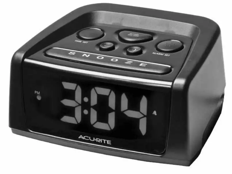 AcuRite 13019W2 Intelli-Time Alarm Clock