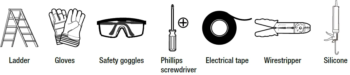 HAMPTON BAY 1007259425 1-Light Black Hardwired Outdoor Wall Lantern Sconce 01