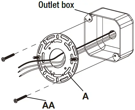 HAMPTON BAY 1007259425 1-Light Black Hardwired Outdoor Wall Lantern Sconce 05
