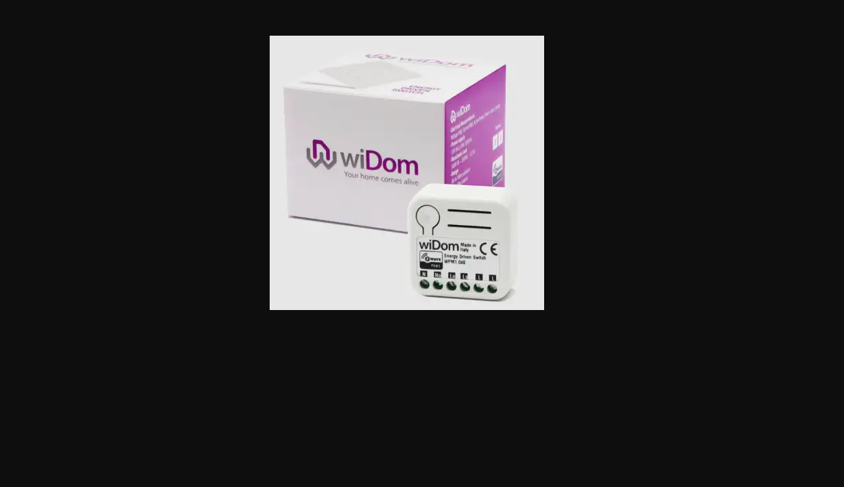 Widom Energy Driven Switch Version S Widewpss Manual