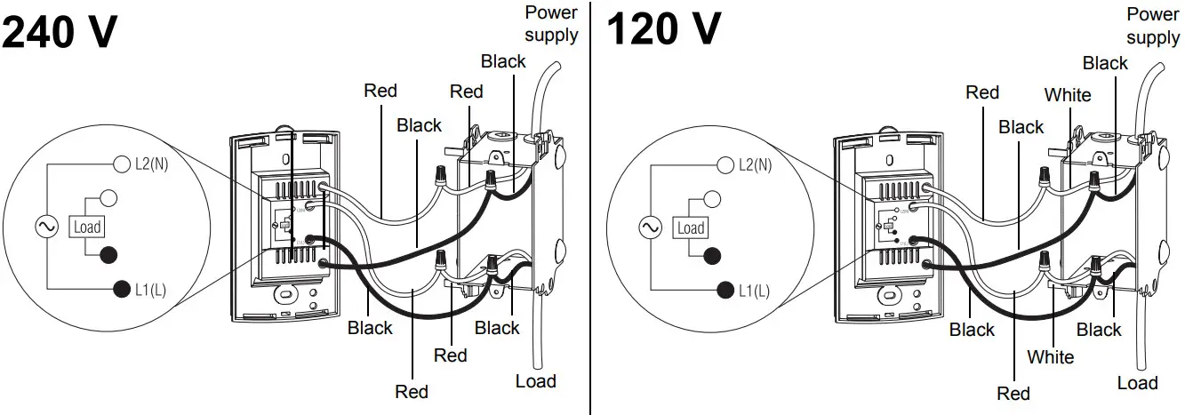 aube technologies TH115 AF GA Programmable Thermostat - Figure 2