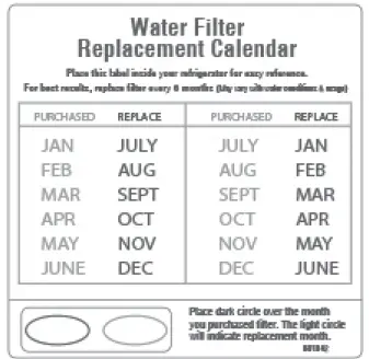 PROJECT SOURCE W-2 Refrigerator Water Filter 07