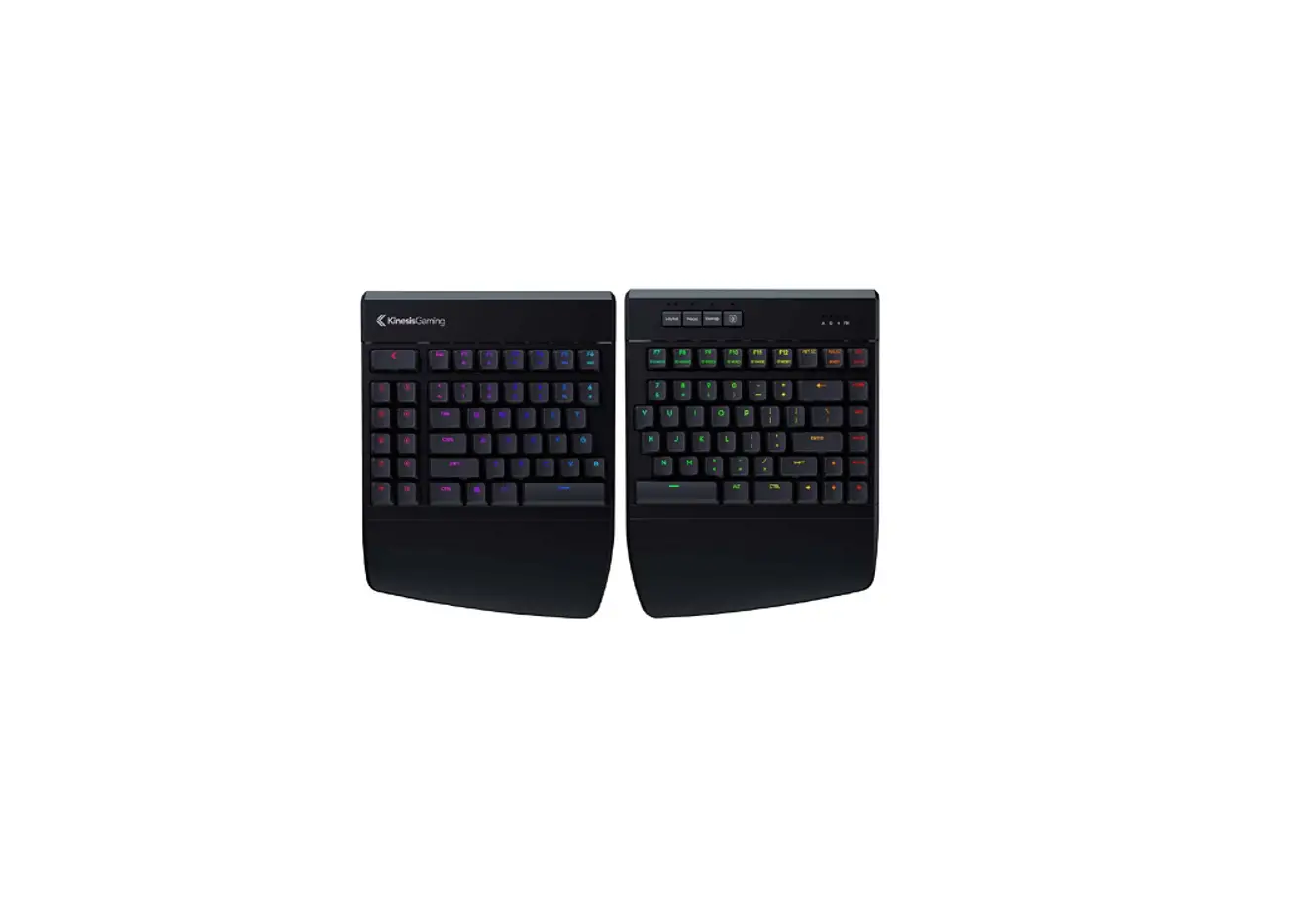 Kinesis Kb975-blu Freestyle Edge Rgb Split Mechanical Gaming Keyboard User Manual