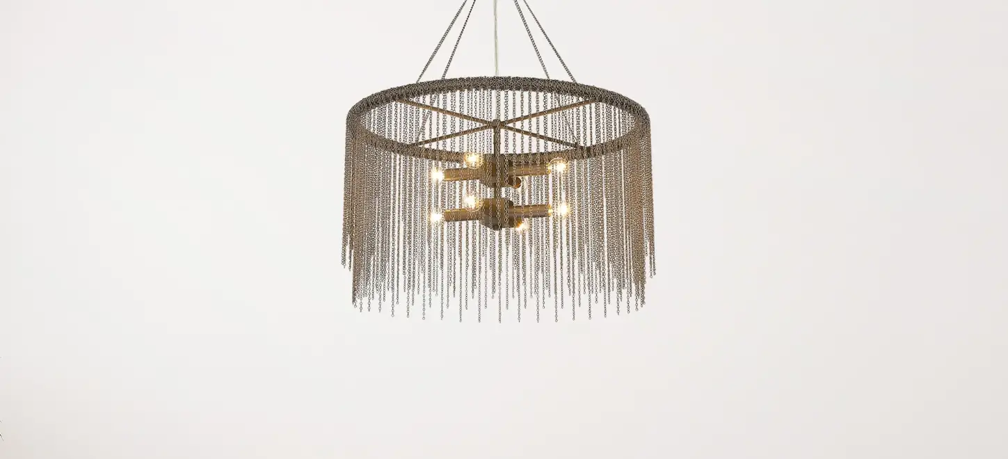 Golden Lighting 9905-8p Rbz Cleo 8 Light 24 Inch Wide Waterfall Chandelier Instruction Manual