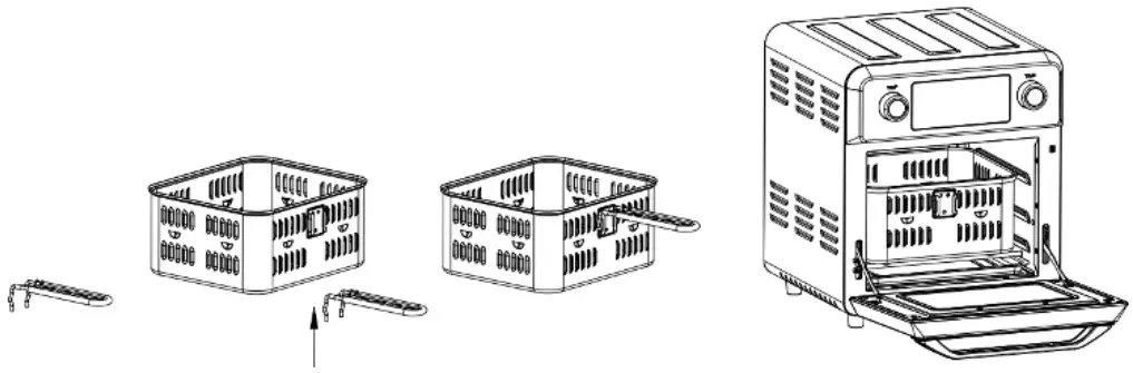 Lifesmart LSAF520T3 Air Fryer Grill - AIR FRY