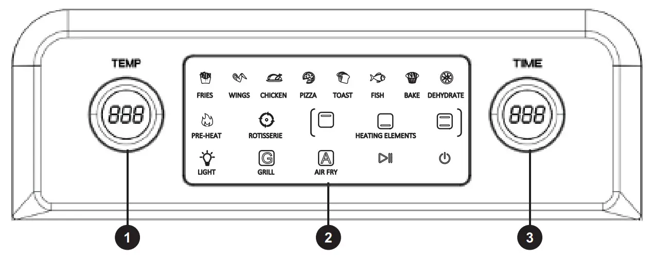 Lifesmart LSAF520T3 Air Fryer Grill - BAMBOO GRILL PLATE 2