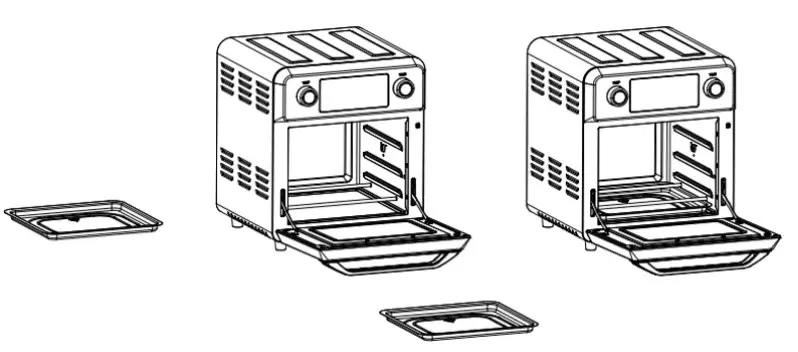 Lifesmart LSAF520T3 Air Fryer Grill - DRIP TRAY