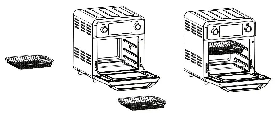 Lifesmart LSAF520T3 Air Fryer Grill - MESH BASKET