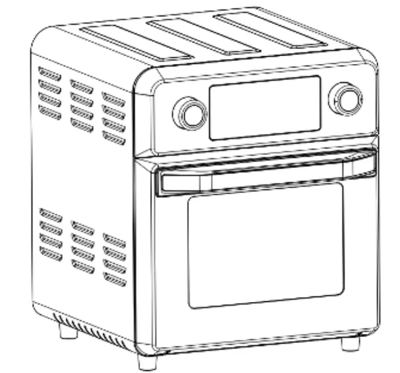 Lifesmart LSAF520T3 Air Fryer Grill
