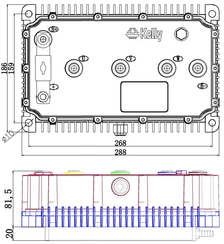 Kelly KAC 8080N High Power Opto Isolated AC Induction Motor Controller-fig3
