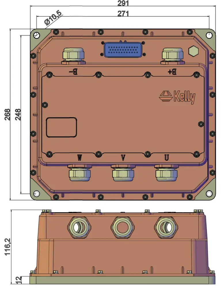 Kelly KAC 8080N High Power Opto Isolated AC Induction Motor Controller-fig4