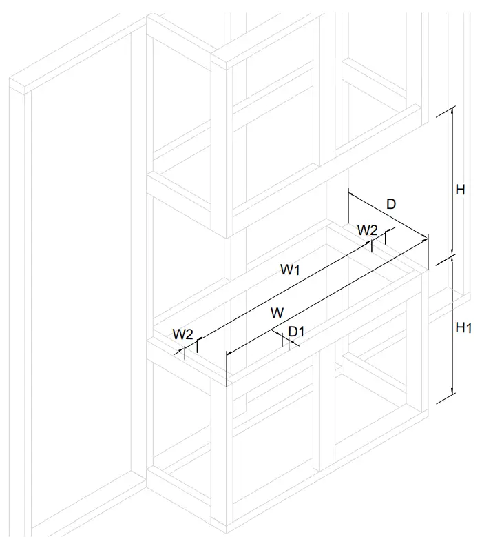 planika I1499 Senso Fireplace - THREE SIDED