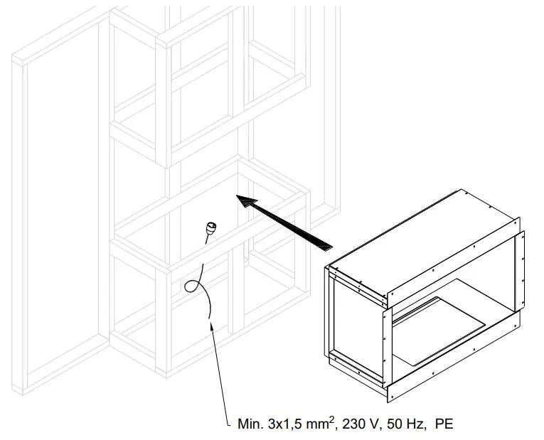 planika I1499 Senso Fireplace - THREE SIDED1