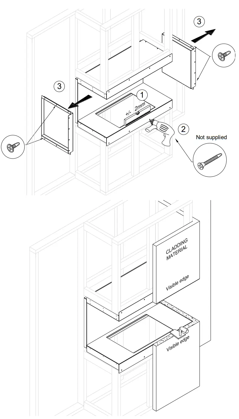 planika I1499 Senso Fireplace - THREE SIDED2
