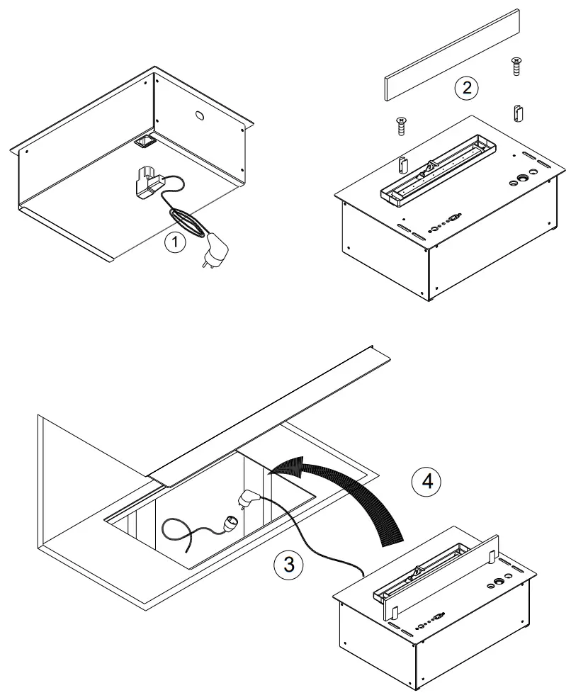 planika I1499 Senso Fireplace - THREE SIDED4