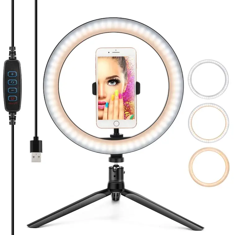 Yesker-10-Inches-LED-Desktop-Selfie-Ring-Light-Product