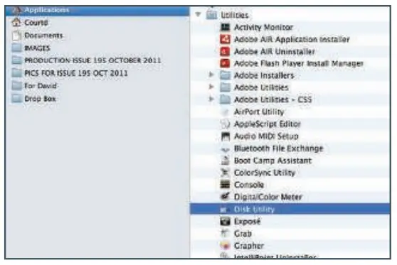 Formatting USB stick
