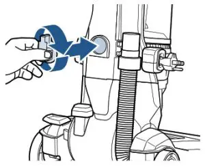 BISSELL 2490 Series Cleanview Rewind Pet Deluxe Upright Vacuum Cleaner - fig 2