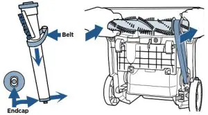 BISSELL 2490 Series Cleanview Rewind Pet Deluxe Upright Vacuum Cleaner - fig 30