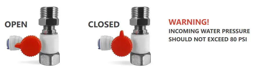 Reverse Osmosis System - Adapter Valve