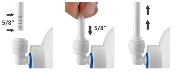 Reverse Osmosis System - Attach Tubing