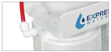 Reverse Osmosis System - Remove the Red Plug