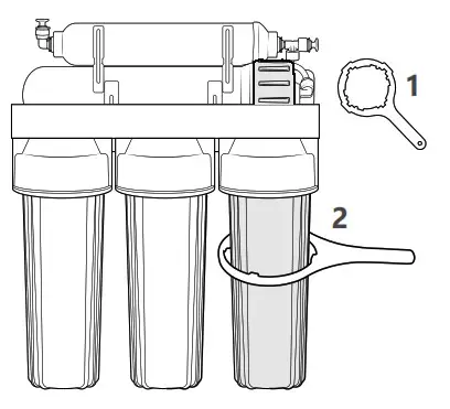 Reverse Osmosis System - The RO Membrane is already