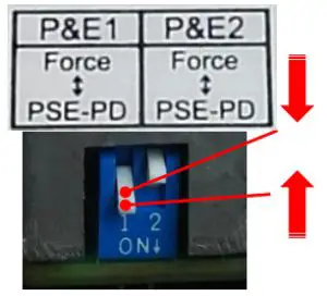 HUAWEI OptiX RTN PI-DC B20 - Set DIP switches 2.1