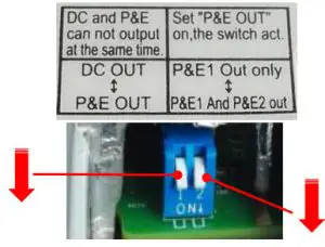 HUAWEI OptiX RTN PI-DC B20 - Set DIP switches 3