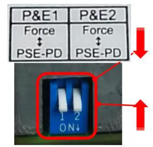 HUAWEI OptiX RTN PI-DC B20 -Set DIP switches 3.1