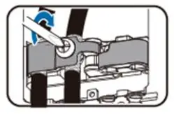 HUAWEI OptiX RTN PI-DC B20 -a Connect the DC power connector 2