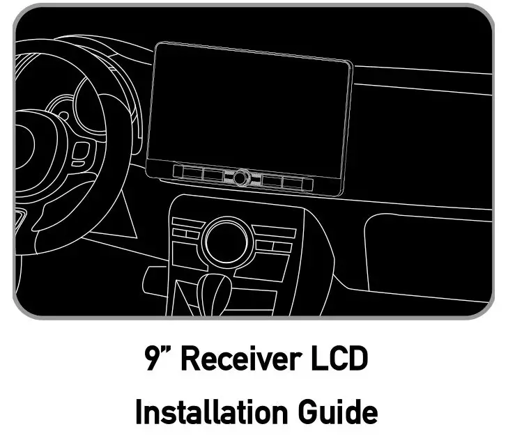 Jensen Mobile 9 Inch Receiver LCD Installation Guide