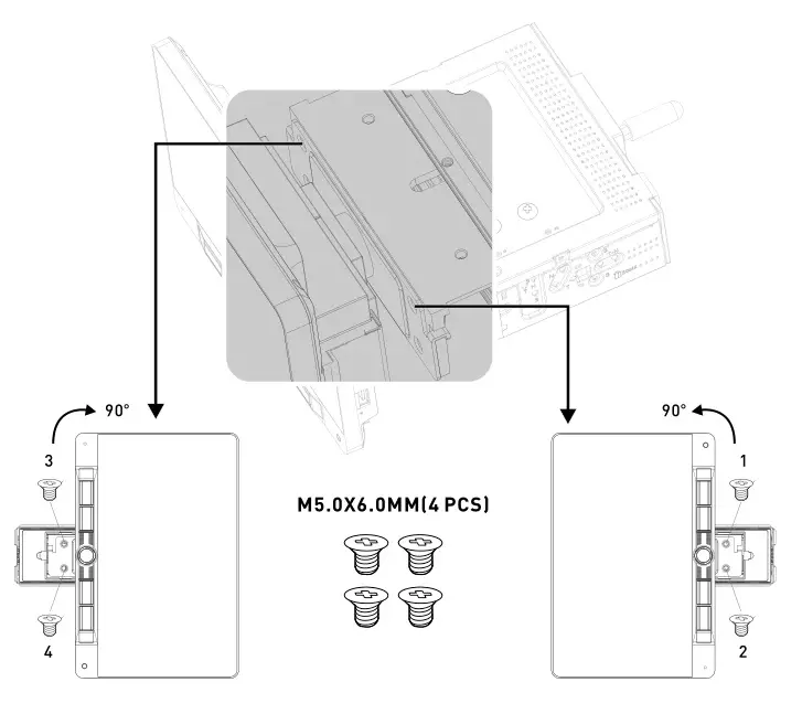 Jensen Mobile 9 Inch Receiver LCD - Securing the LCD